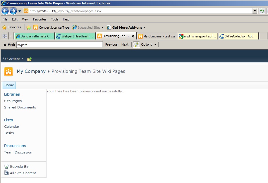 sharepoint 2010 library template