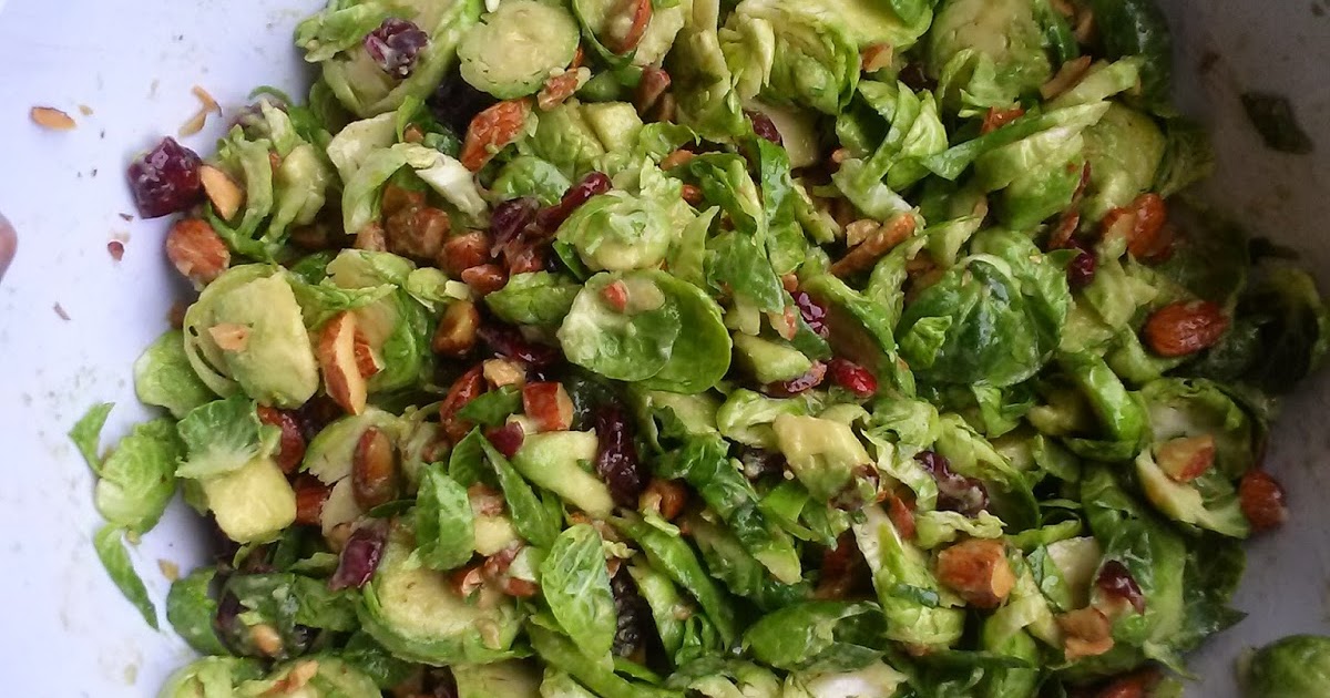 vegan marshmallow Brussels sprout slaw