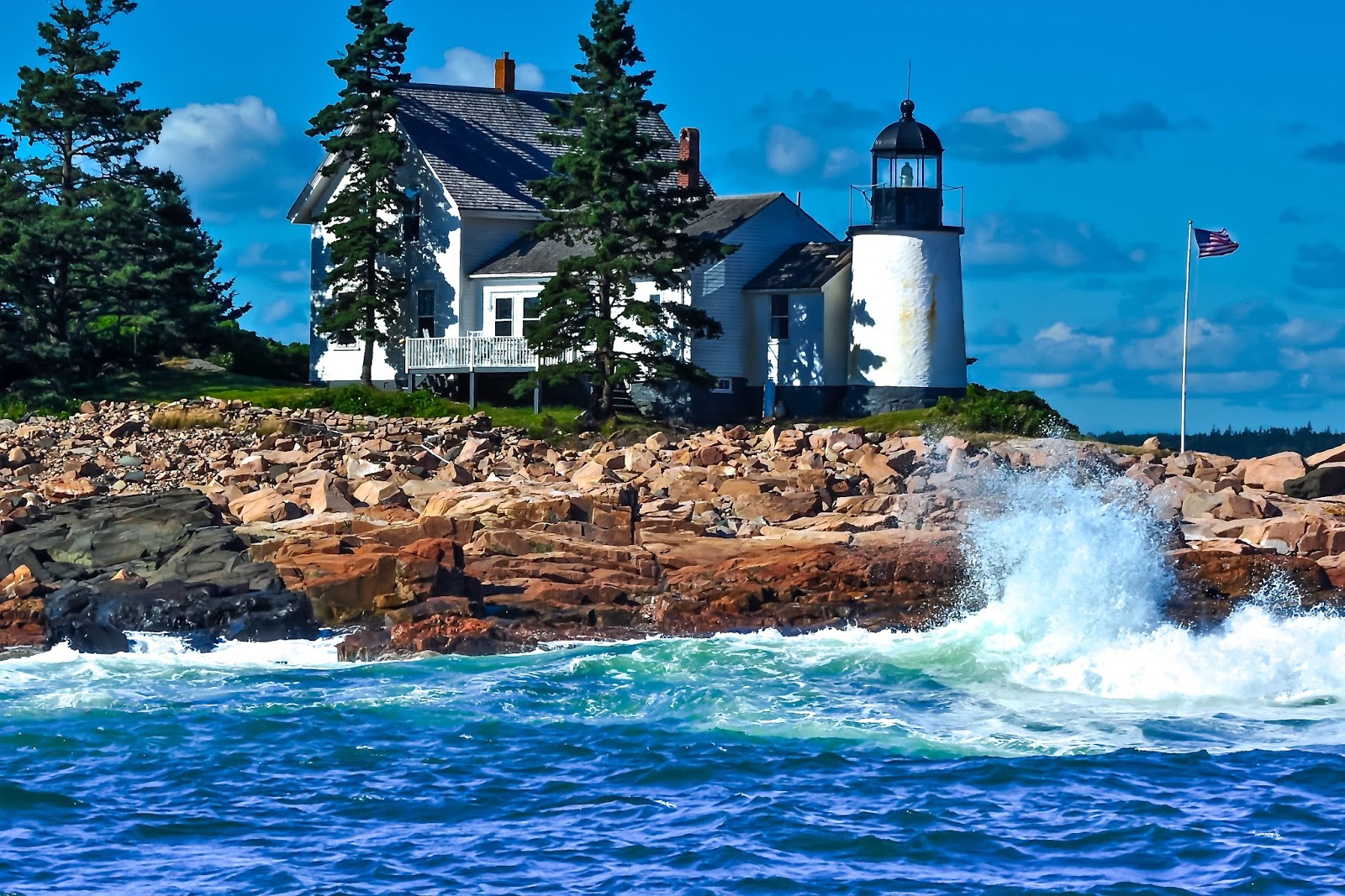 Maine Lighthouses and Beyond Winter Harbor (Mark Island) Lighthouse