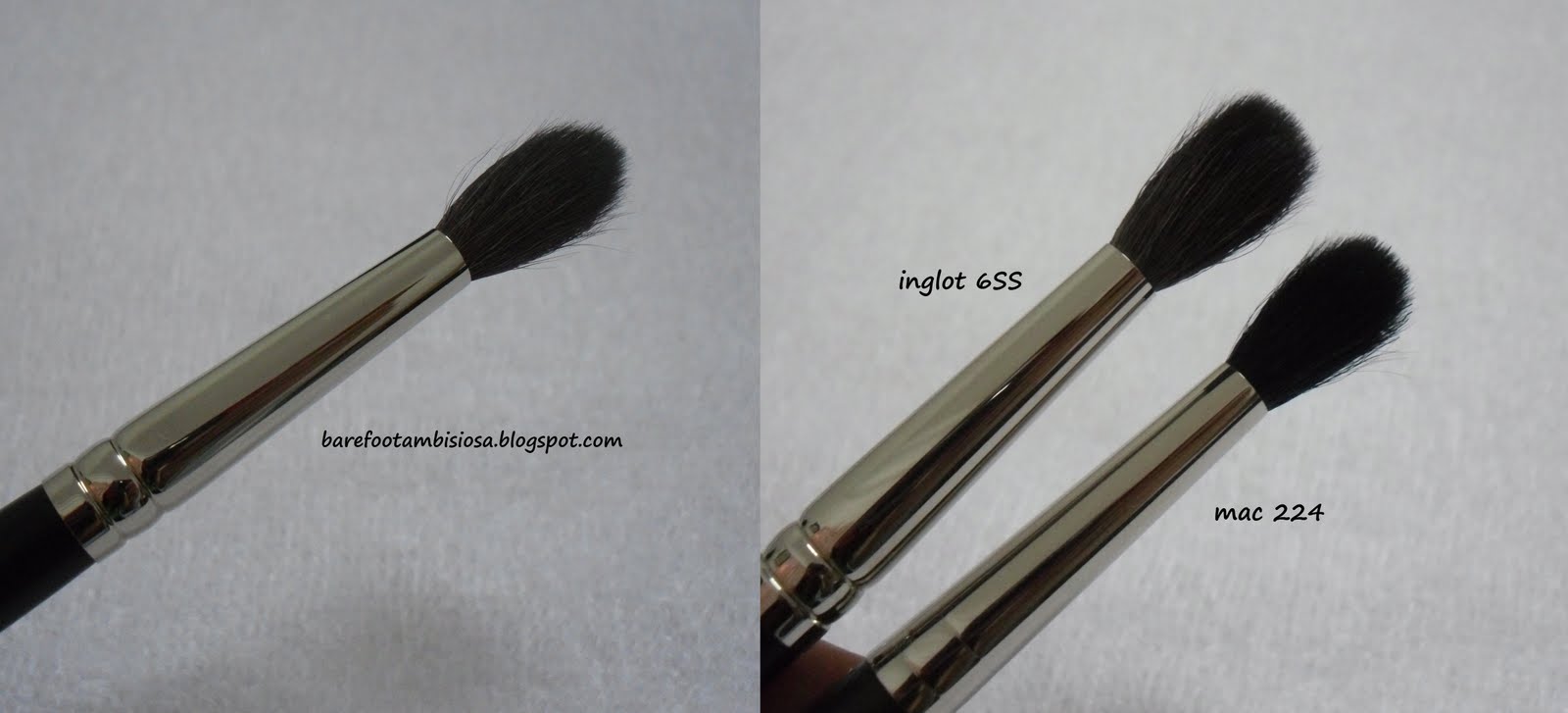 barefoot ambisiosa Inglot Eye Makeup Brushes