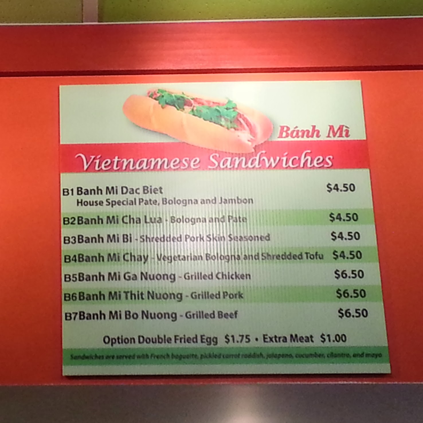 Rockville Nights MR. BANH MI MENU (PHOTOS) MR. BÁNH MÌ OPENS IN