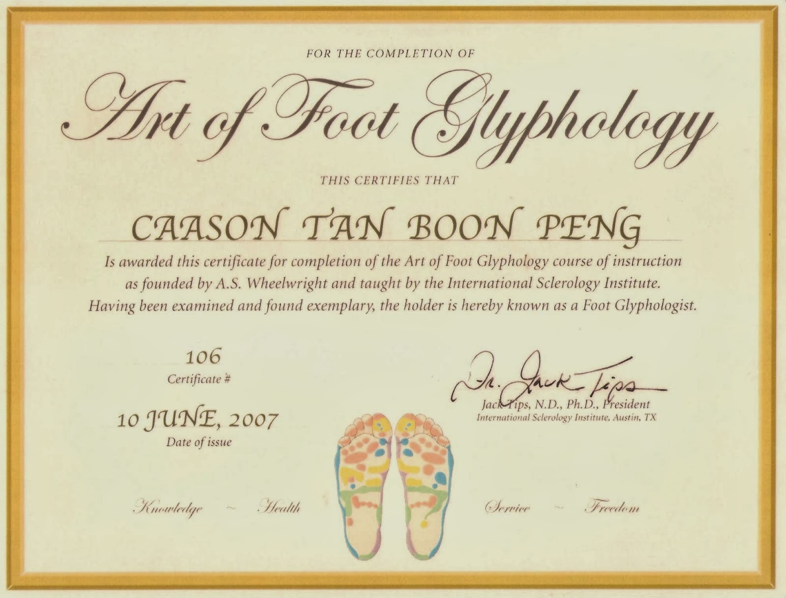 Certified Foot Glyphologist