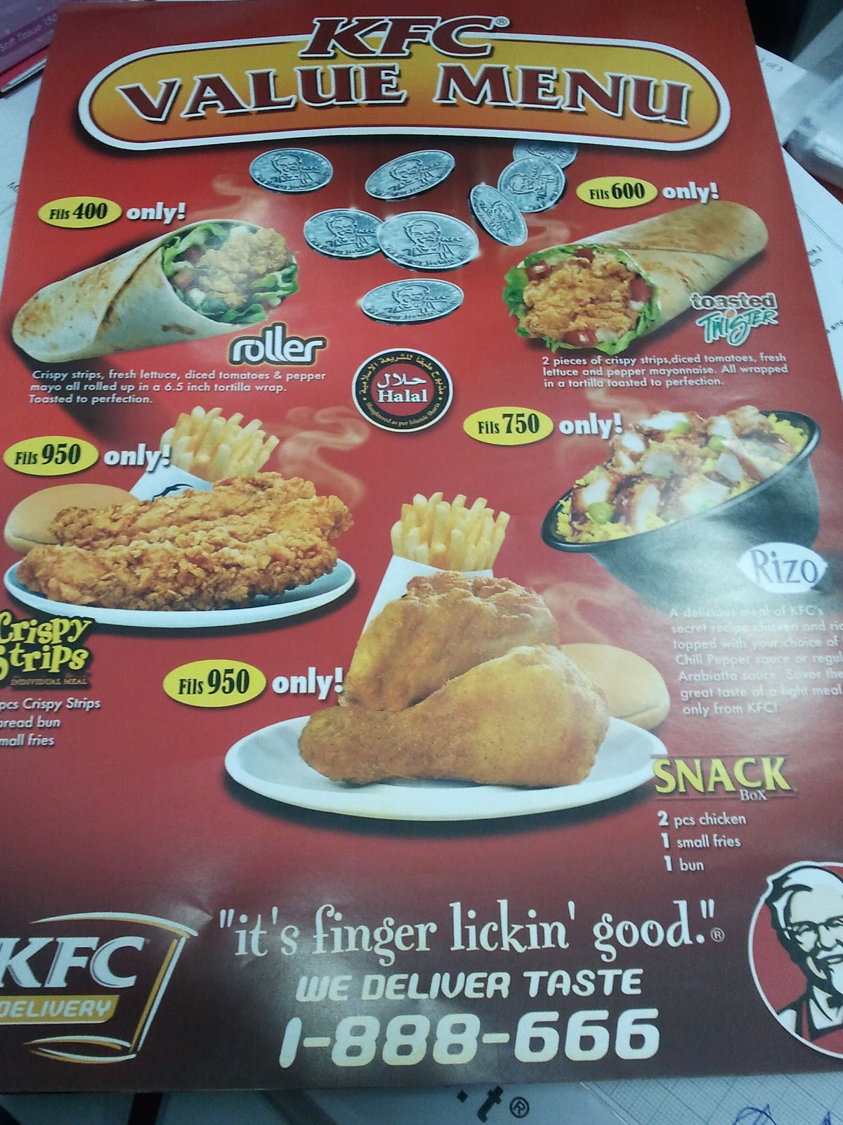 Life Unfolded in few words!!! KFC Value Meal )