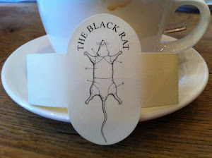 Black Rat napkin tie