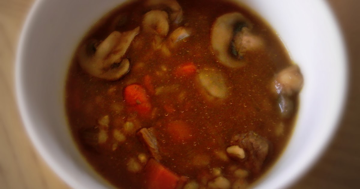 LOW CARB THURSDAY BEEF BARLEY SOUP The SelfTaught Cook™