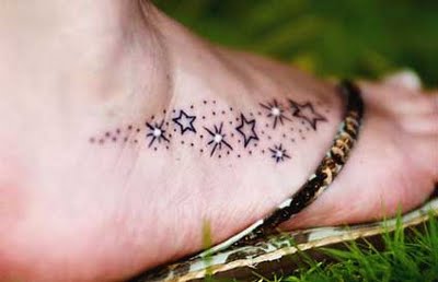 Tatto Foot on Potter Tattoos  Star Foot Tattoos