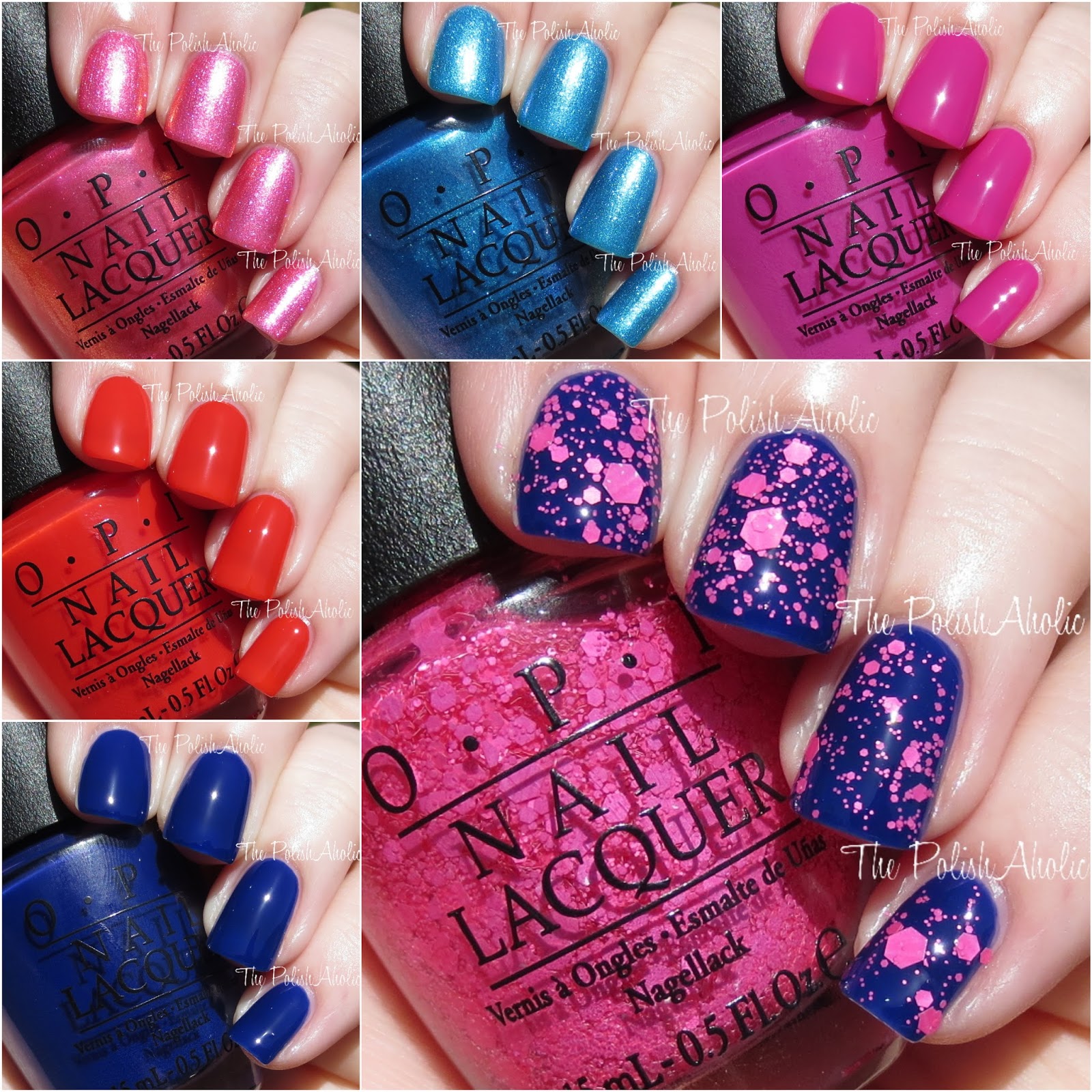 the polishaholic opi 2015 brights collection swatches review