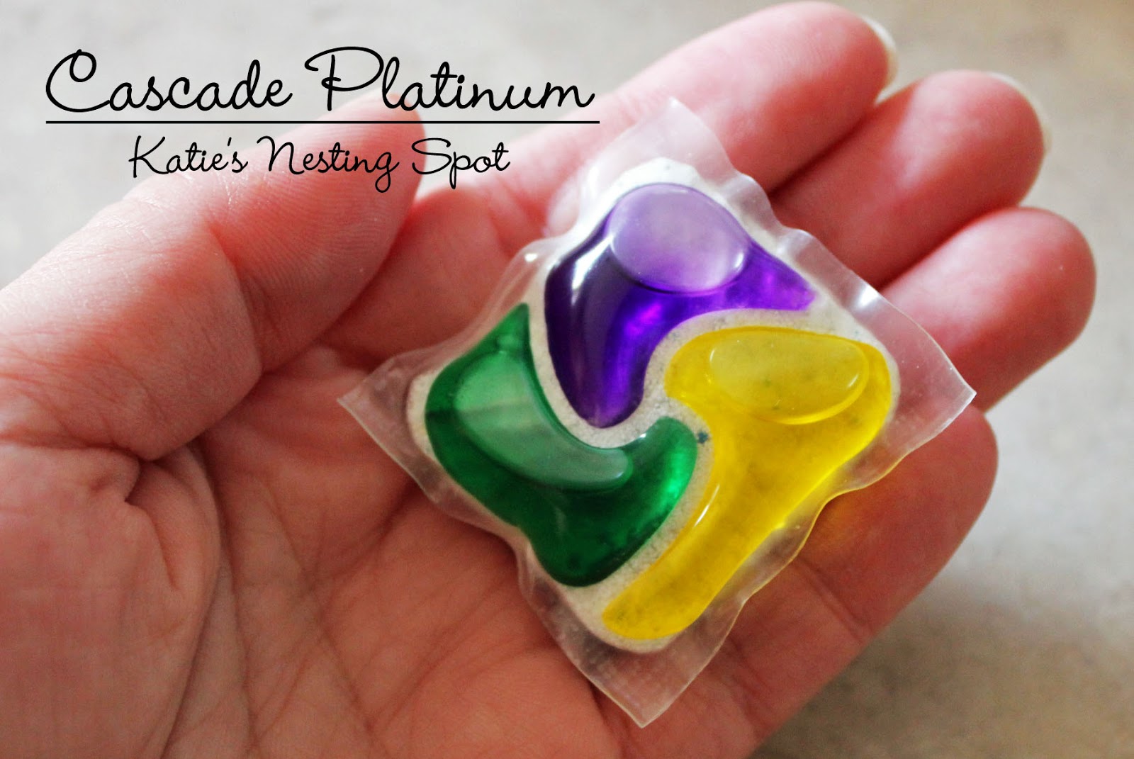 Katie's Nesting Spot Get Dishes Sparkling Clean with Cascade Platinum Pacs