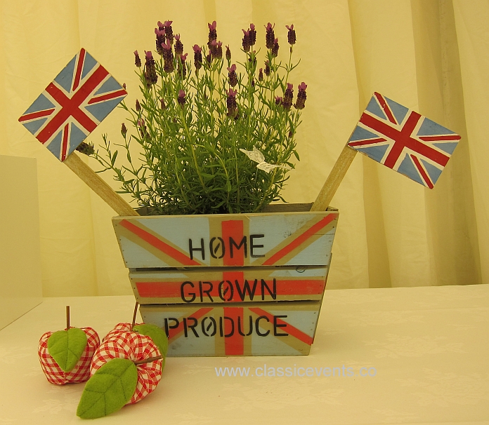 Pots of Kentish Lavender dress a wedding marquee for an English country Pots of Kentish Lavender dress a wedding marquee for an English country