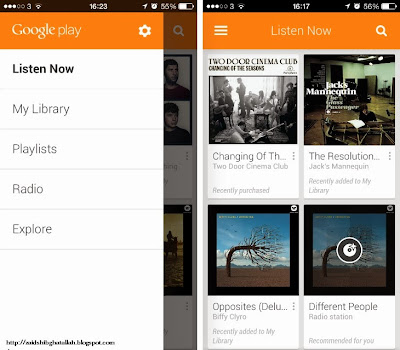 Google Play Music untuk iOS sekarang tersedia