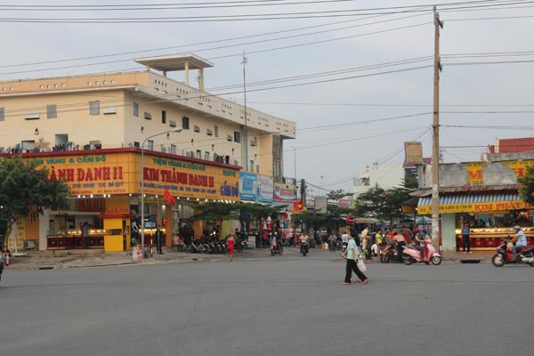 hình thực tế khu đô thị Sunrise river