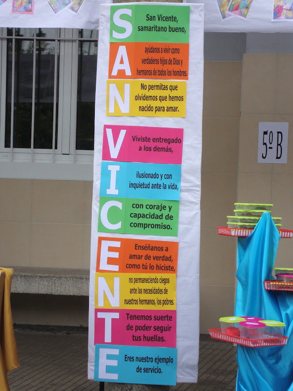 Educacion Infantil Psj Celebracion De San Vicente De Paul