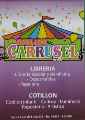 "COTILLÓN CARRUSEL" (Federal - ER) Sábados de tarde, abierto!!!