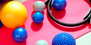 Quais são as bolas para usar nas aulas de Pilates?
