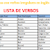 Más de 100 fichas con verbos irregulares y actividades en inglés