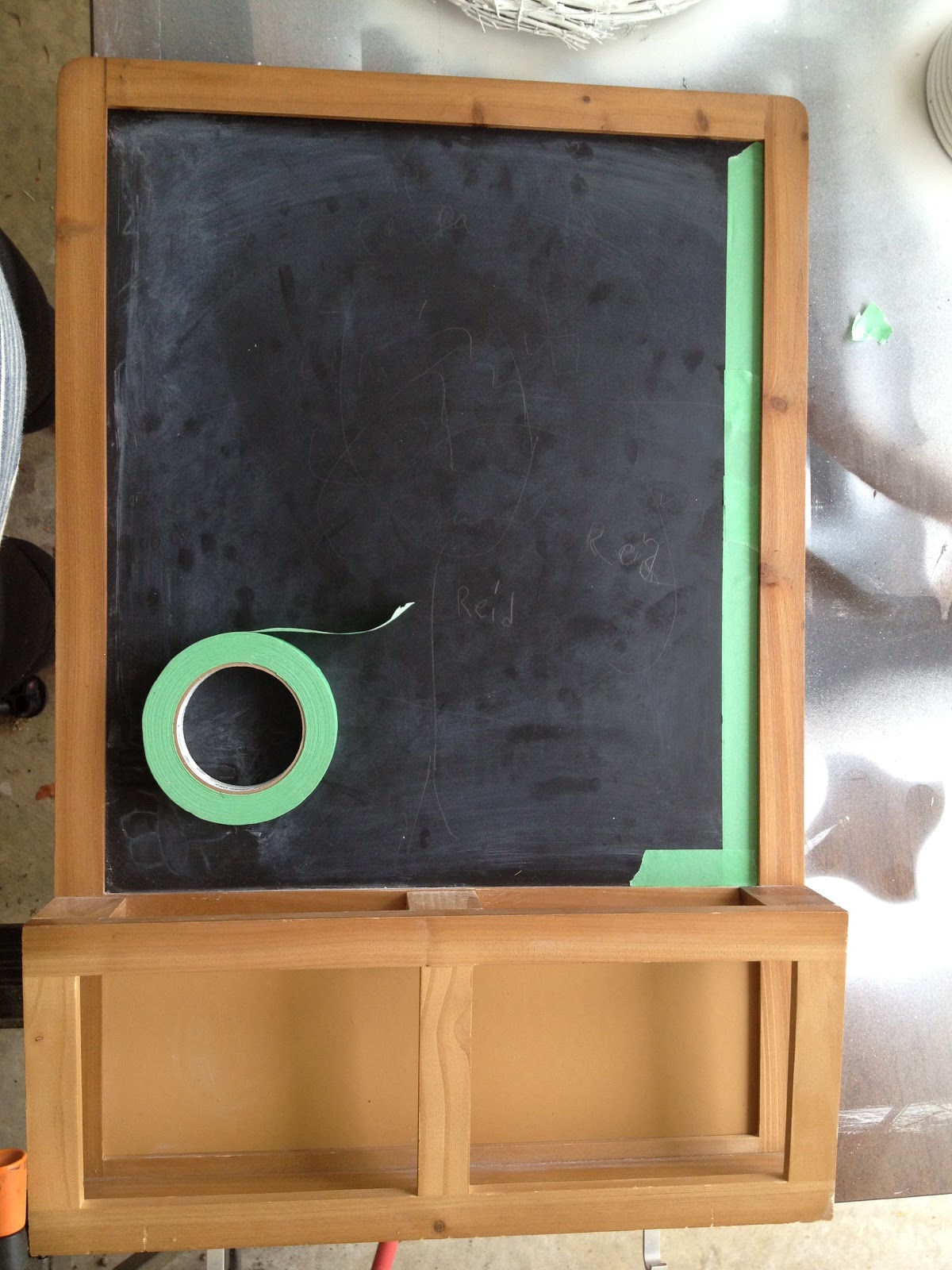 All About the Cozy Revamped Ikea Chalkboard