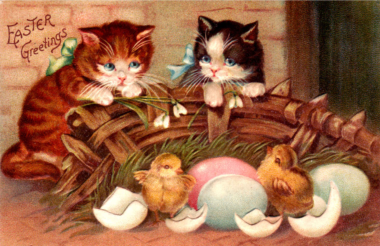 Clearly Vintage: A Few More Postcards for Easter