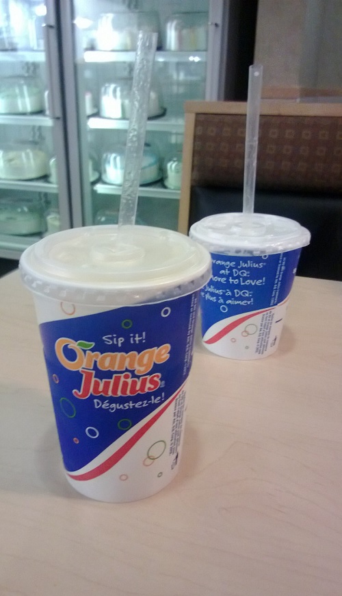 Orange Julius now at DQ, and What Exactly is in there? Maple Leaf Mommy