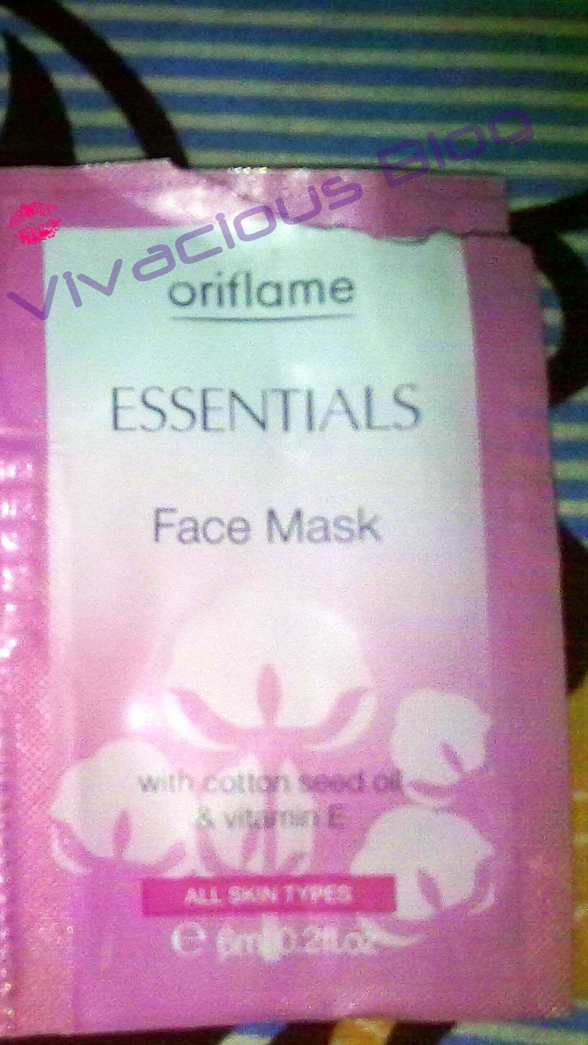 Vivacious Blog Oriflame Essentials Face Mask Review