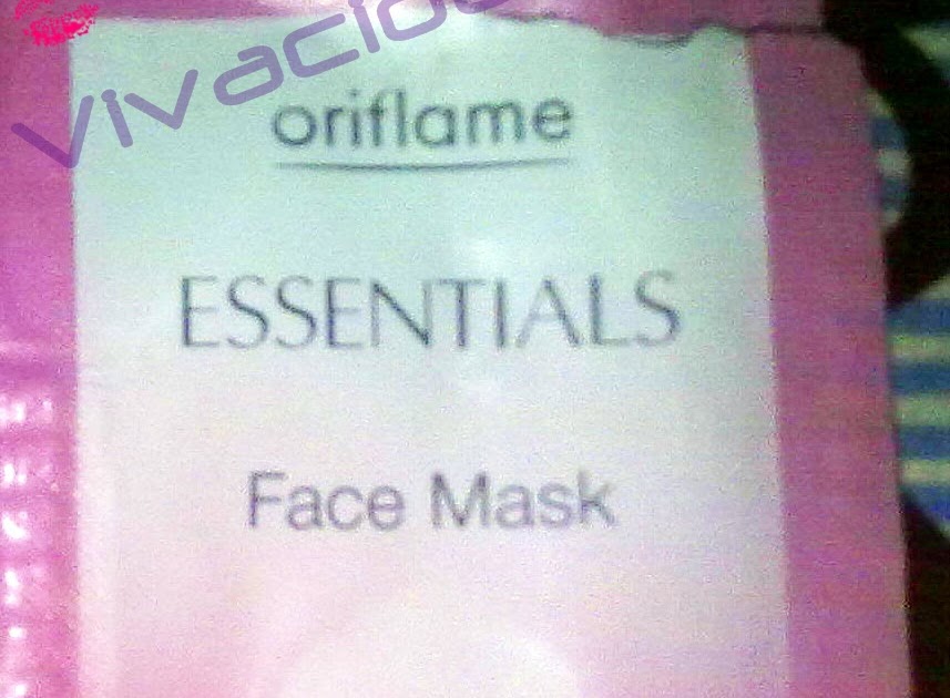 Vivacious Blog Oriflame Essentials Face Mask Review
