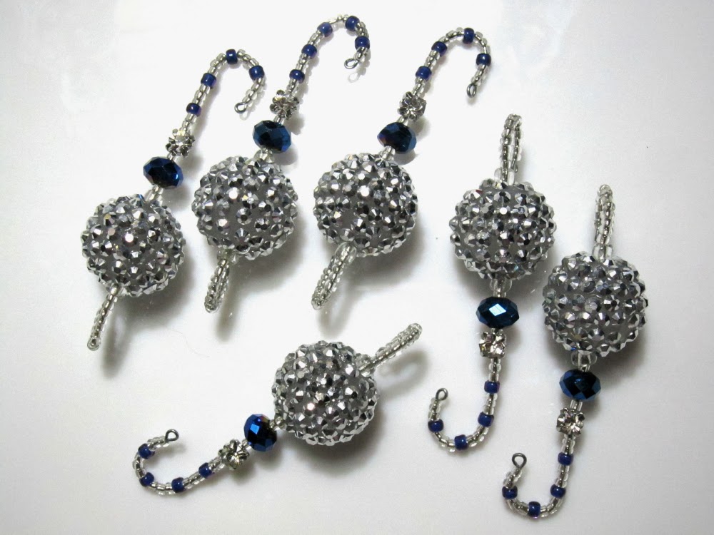 Magical Crafts Fussy but Royal Beaded Ornament Hooks!