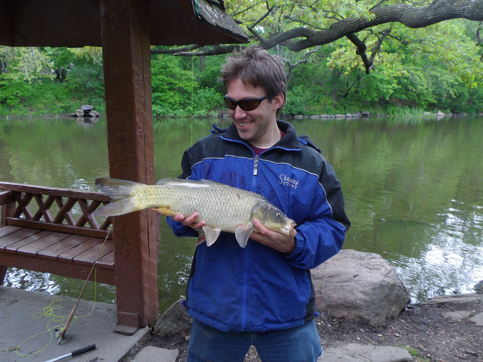 The Great Lakes of NYC Central Park carp fishing Trifecta