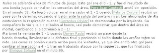 Goles del partido