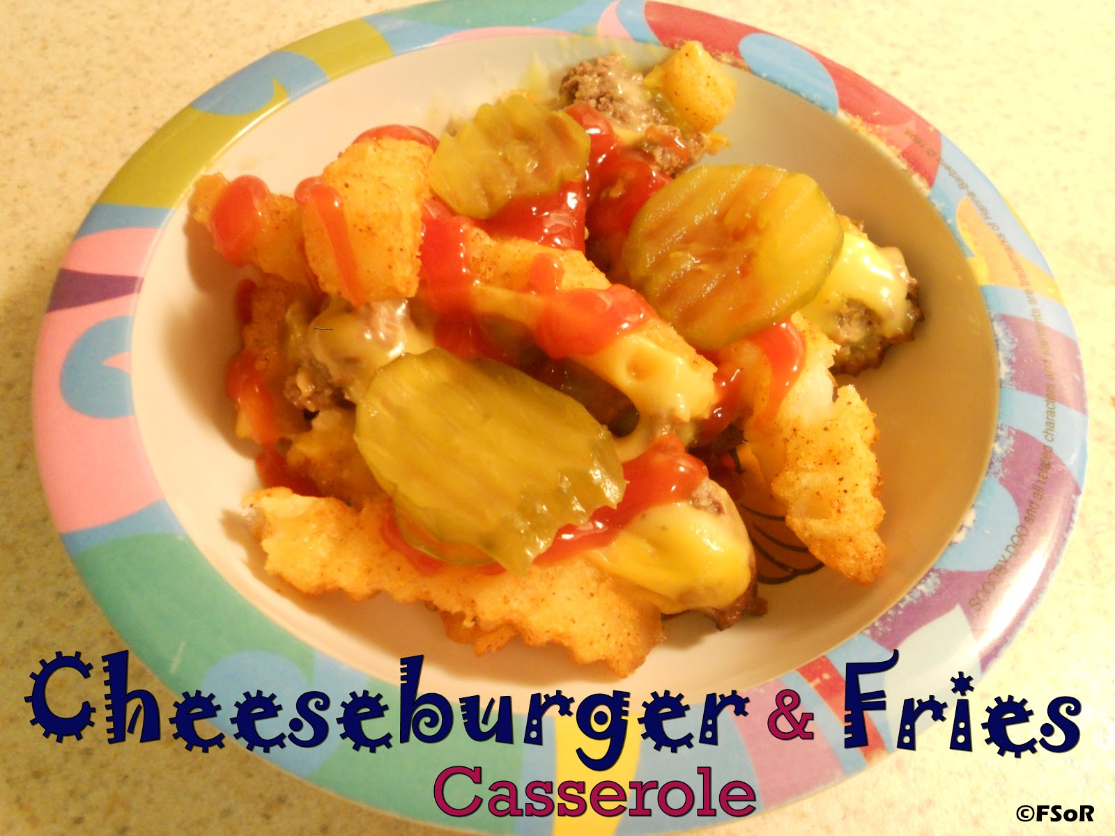 Fantastical Sharing of Recipes Cheeseburger and Fries Casserole