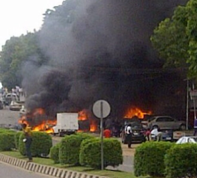 Explosion Rocks Emab Plaza in Abuja