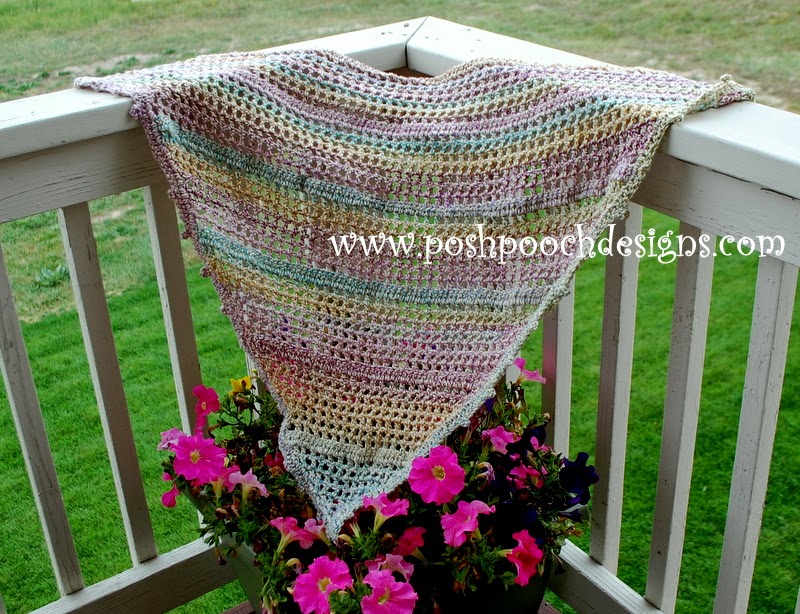 ... Dog Clothes: Everyday Shawl Crochet Pattern For Worsted Weight Yarn