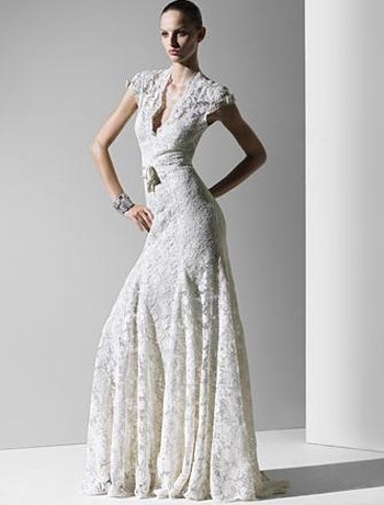 HAIR STYLE AND NEW FASHION: High fashion wedding dresses 2012