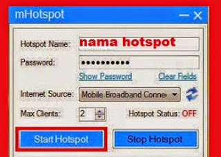 gambar cara seting laptop jadi hotspot