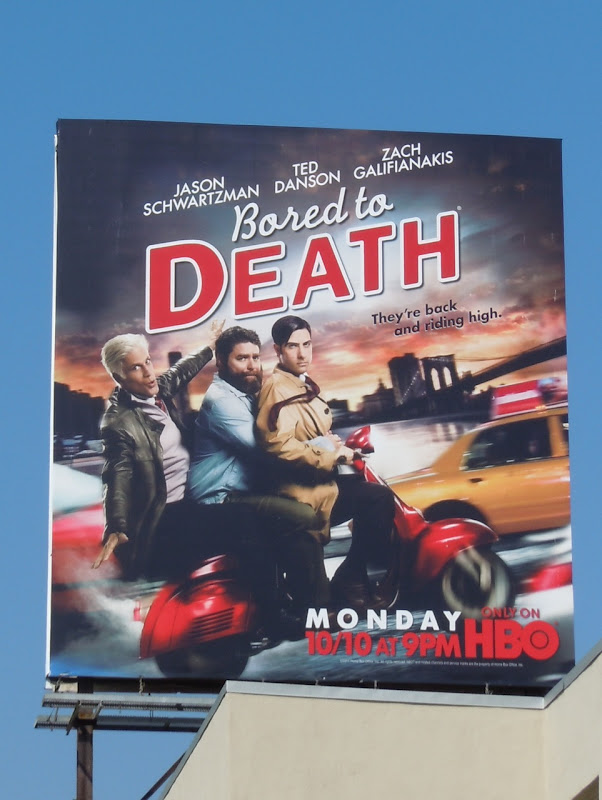 Bored to Death season 3 billboard
