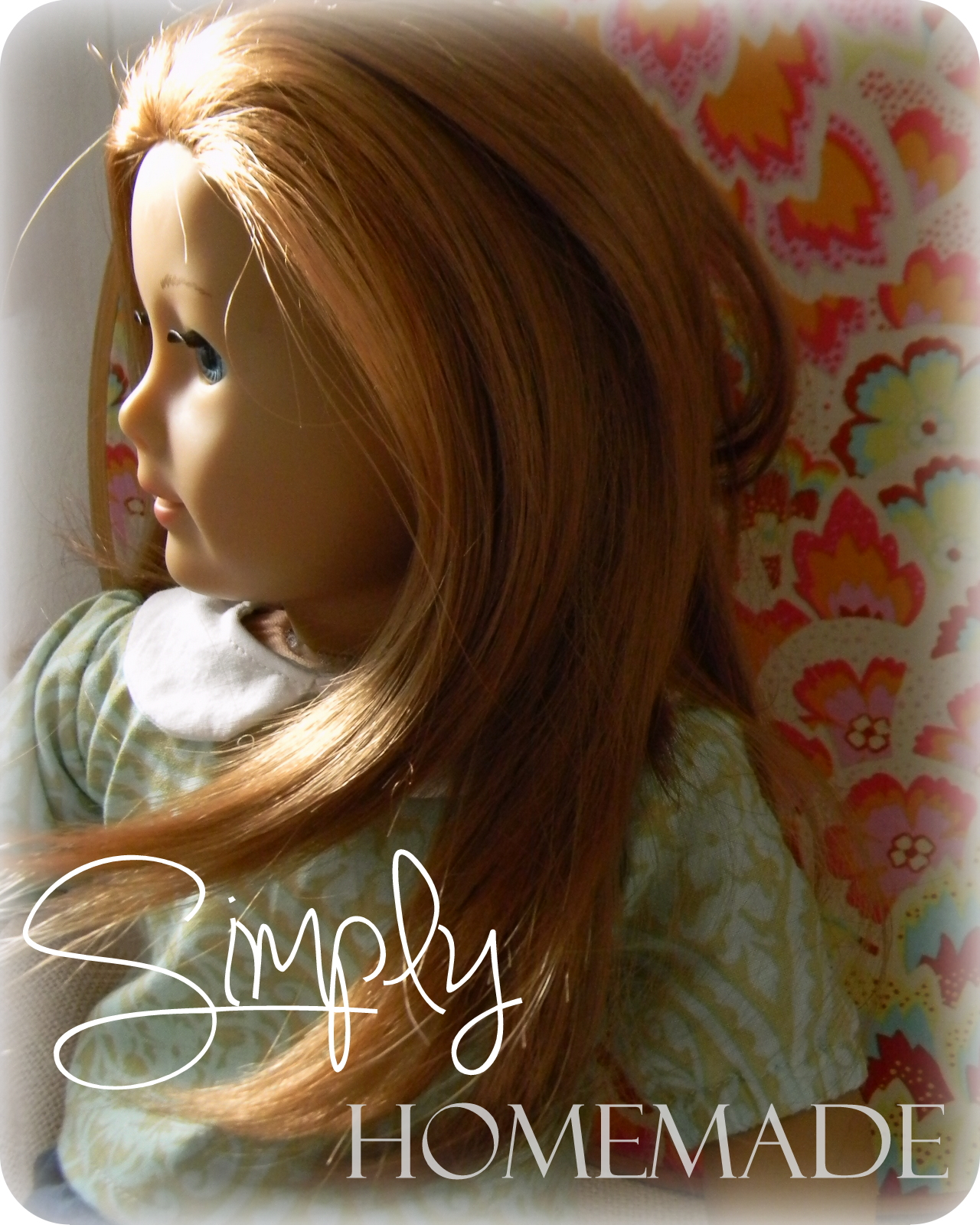 simply homemade How to rewig an American Girl doll