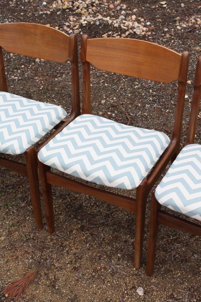 newly recovered chairs