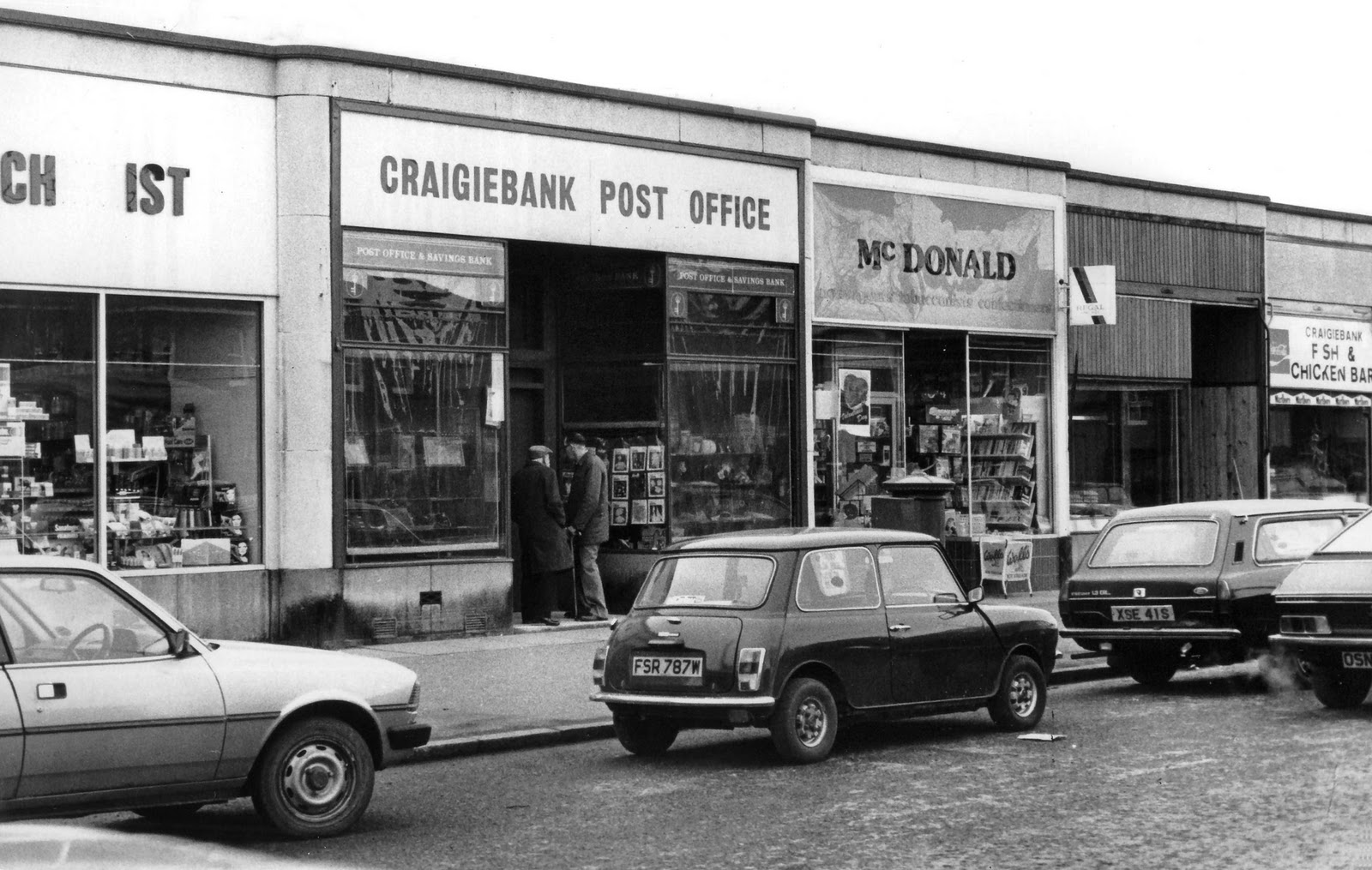 RETRO DUNDEE CRAIGIEBANK POST OFFICE 1983