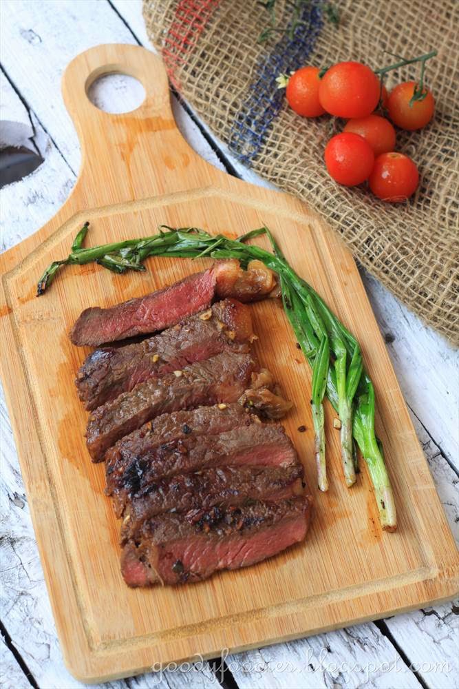 GoodyFoodies Recipe Koreanstyle Marinated Steak with Grilled