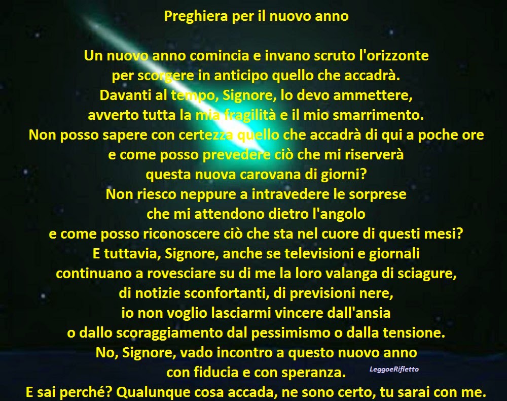 Preghiera Per Il Nuovo Anno leggoerifletto: Ringraziamento fine anno - Don Tonino Bello