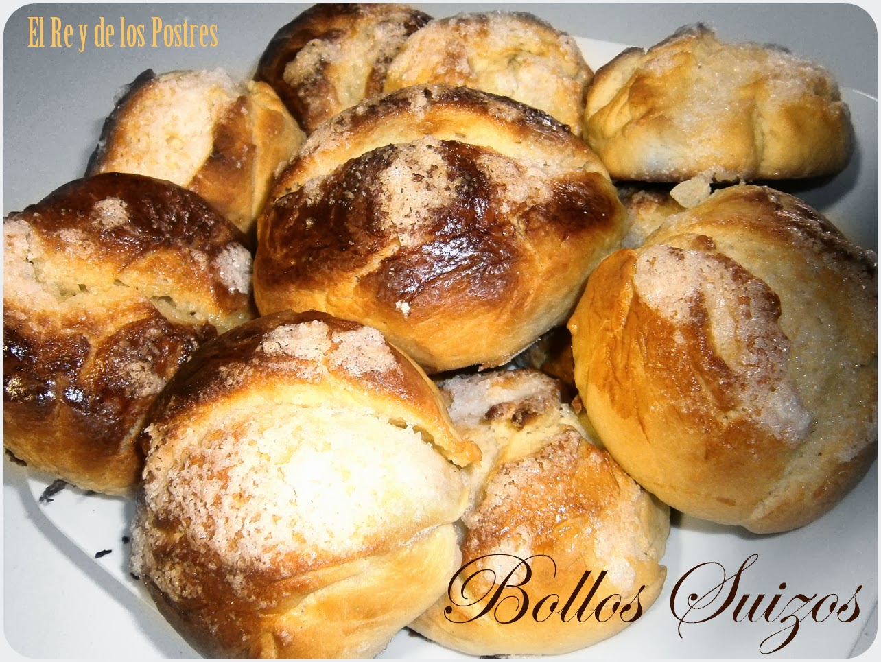 Bollos Suizos Caseros. Bollos Suizos Caseros.