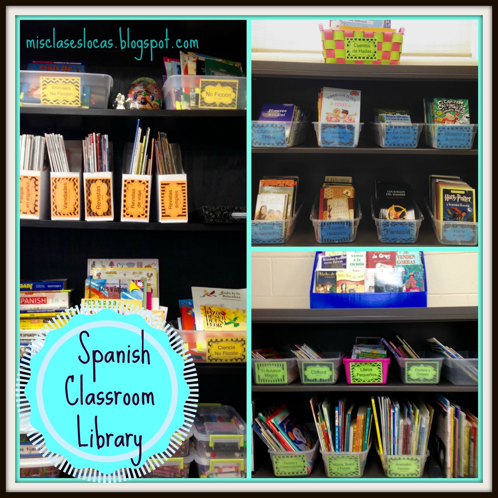 Spanish Classroom Library Tour Mis Clases Locas