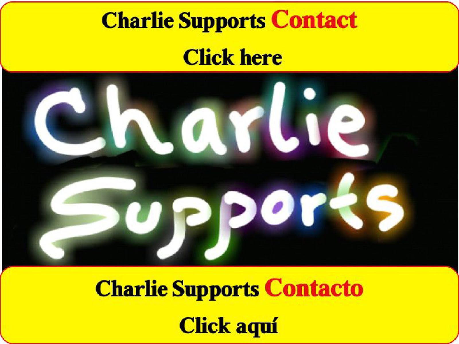 Charlie Supports Contact here: charlieglobalmail@gmail.com