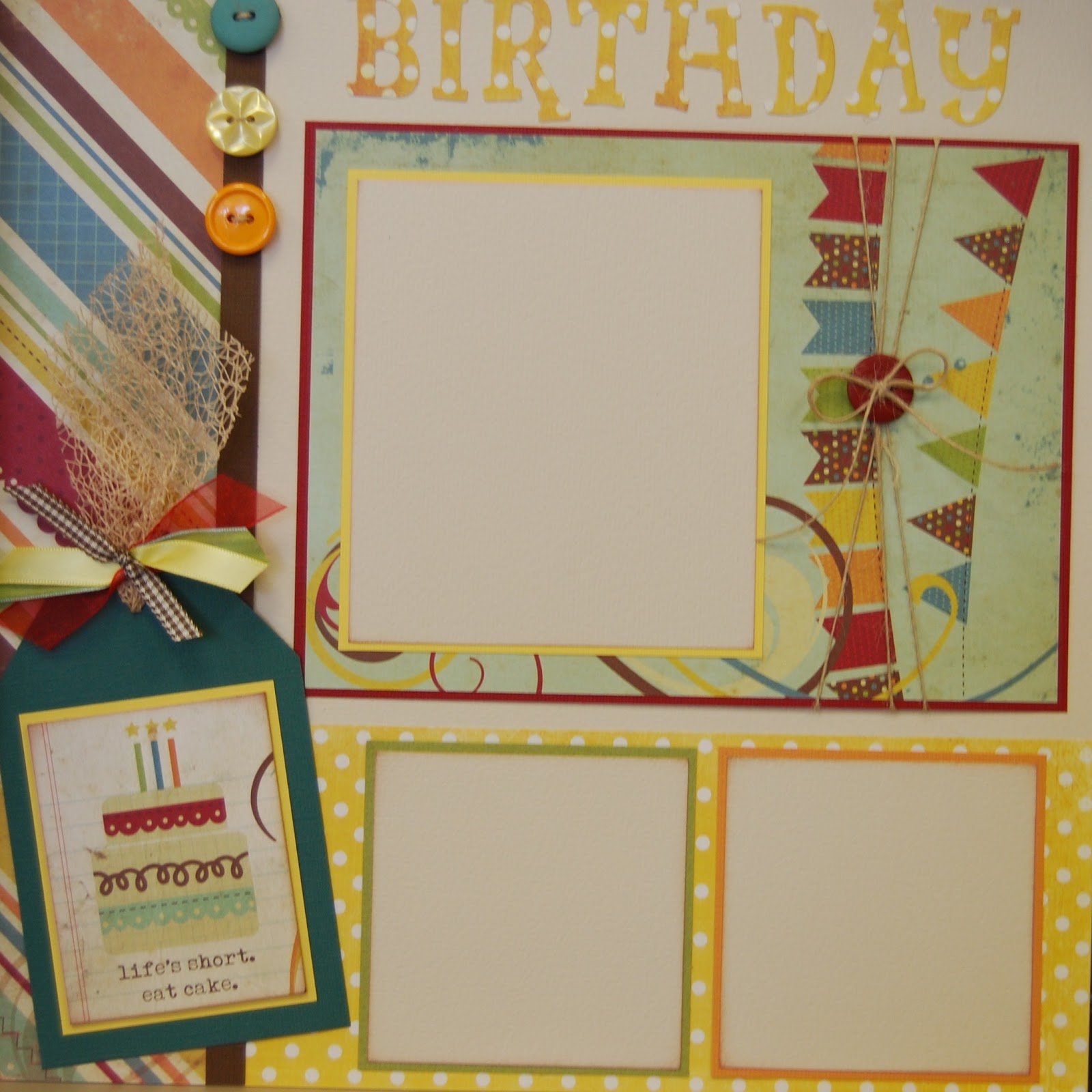 Mom and Me Scrapbooking Happy Birthday