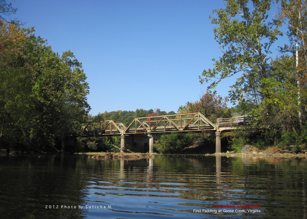 Newbie Paddler First Paddling at Goose Creek, Leesburg, VA