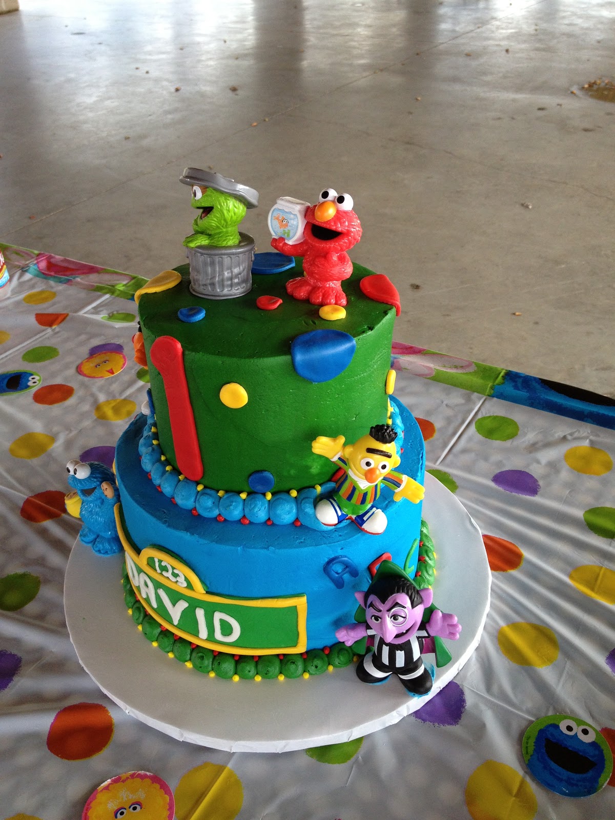 CakeCreated: Sesame Street 1st Birthday