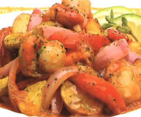 Saltado de conchas recetas