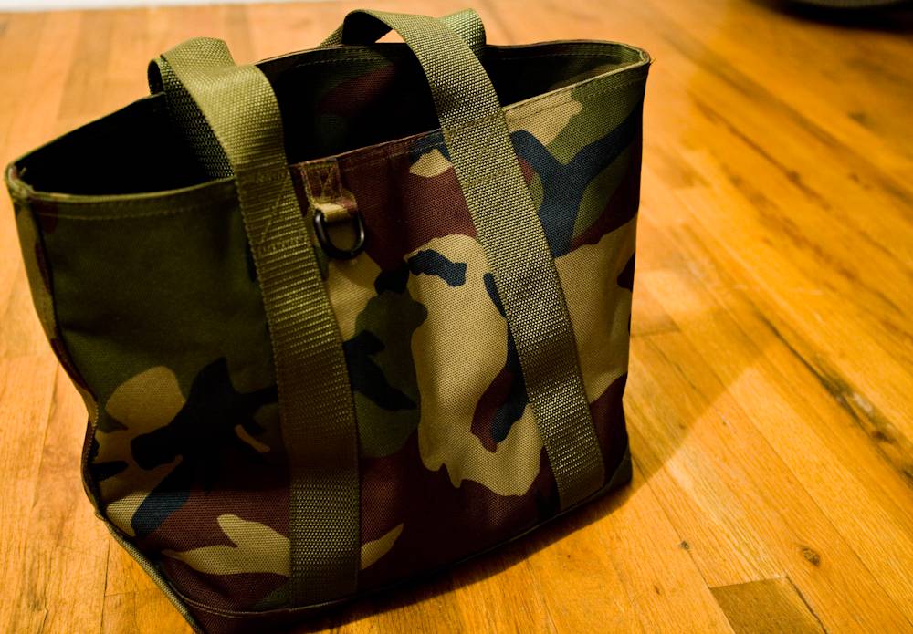 Hi Darlings Camo Tote Bag