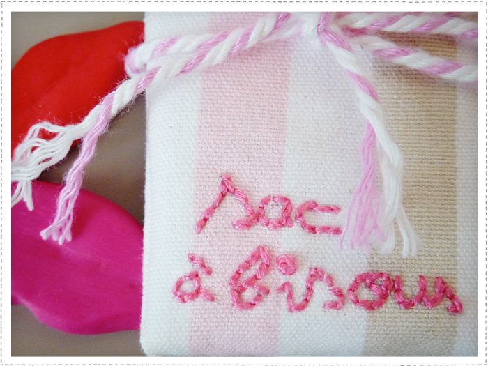 Sac à bisous - DIY