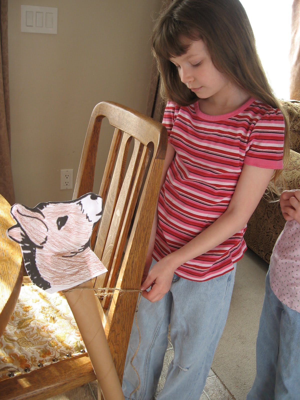 Almost Unschoolers Stick "Horse" Donkey Triumphal Entry Craft