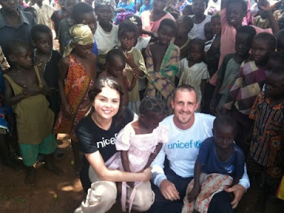 selena gomez unicef for children in africa