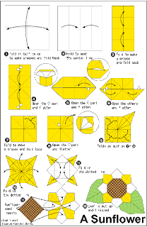 Tutorial Origami Bunga Matahari | origami bunga matahari Tutorial Origami Bunga Matahari | origami bunga matahari